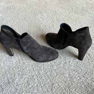 Paul Green Gray Suede Bootie Size 10 US 7.5 UK